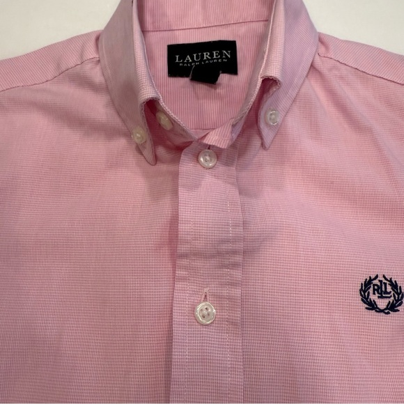 Ralph Lauren Black Label Boys Shirt Pink & White Button Down Sz 10 NEW - Picture 11 of 11
